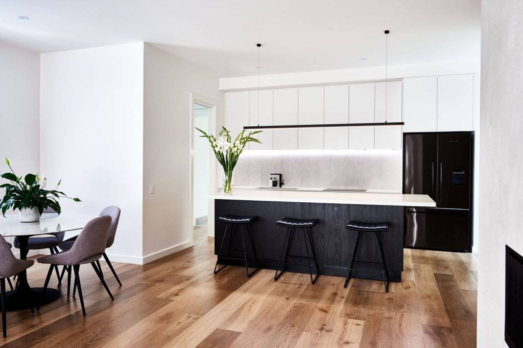 kitchen inside a modern luxury glen iris home