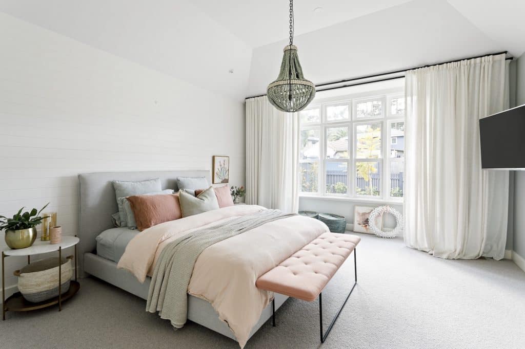 Modern bedroom space, knock down rebuild Melbourne - RyconBG