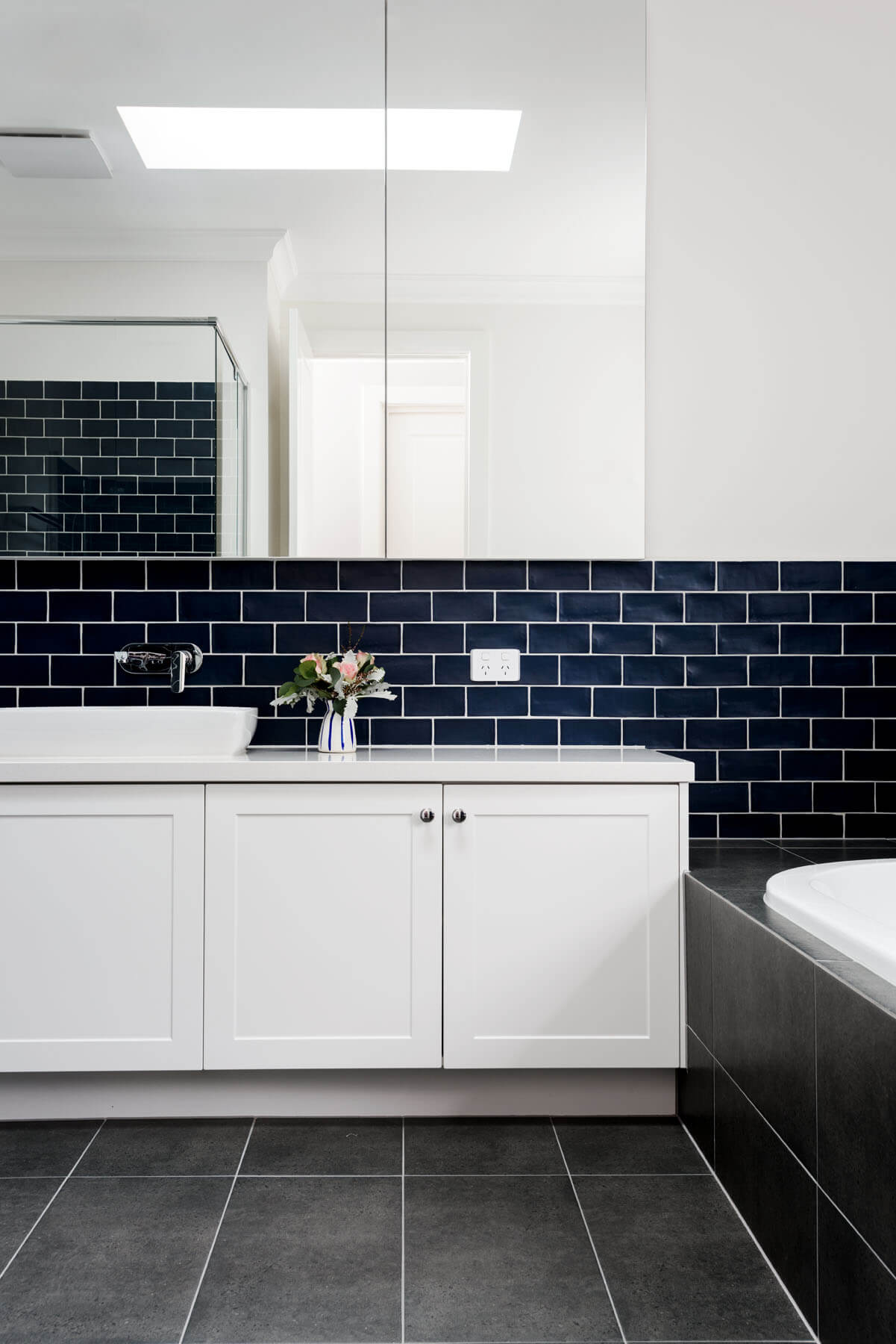 custom builders Camberwell - home bathroom space in Camberwell by Rycon Building Group