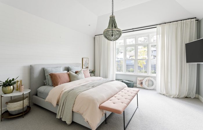 Modern bedroom space, knock down rebuild Melbourne - RyconBG